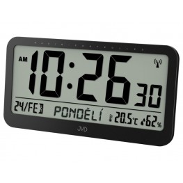 JVD RB9359.1 - Digitální hodiny řízené signálem s českým názvem dne