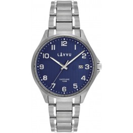 LAVVU LWM0153 Titanové hodinky se safírovým sklem TITANIUM LILLEHAMMER Blue