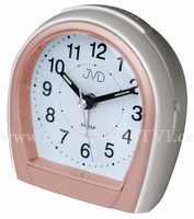 Budík Quartz JVD bílo-rosé SRP812.10