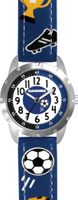 CLOCKODILE Svítící modré chlapecké hodinky FOTBAL CWB0070