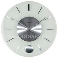 Designové nástěnné hodiny 3145 Nextime Stripe Pendulum 40cm