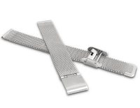 Stříbrný kovový tah MINET MESH Band Silver - 16