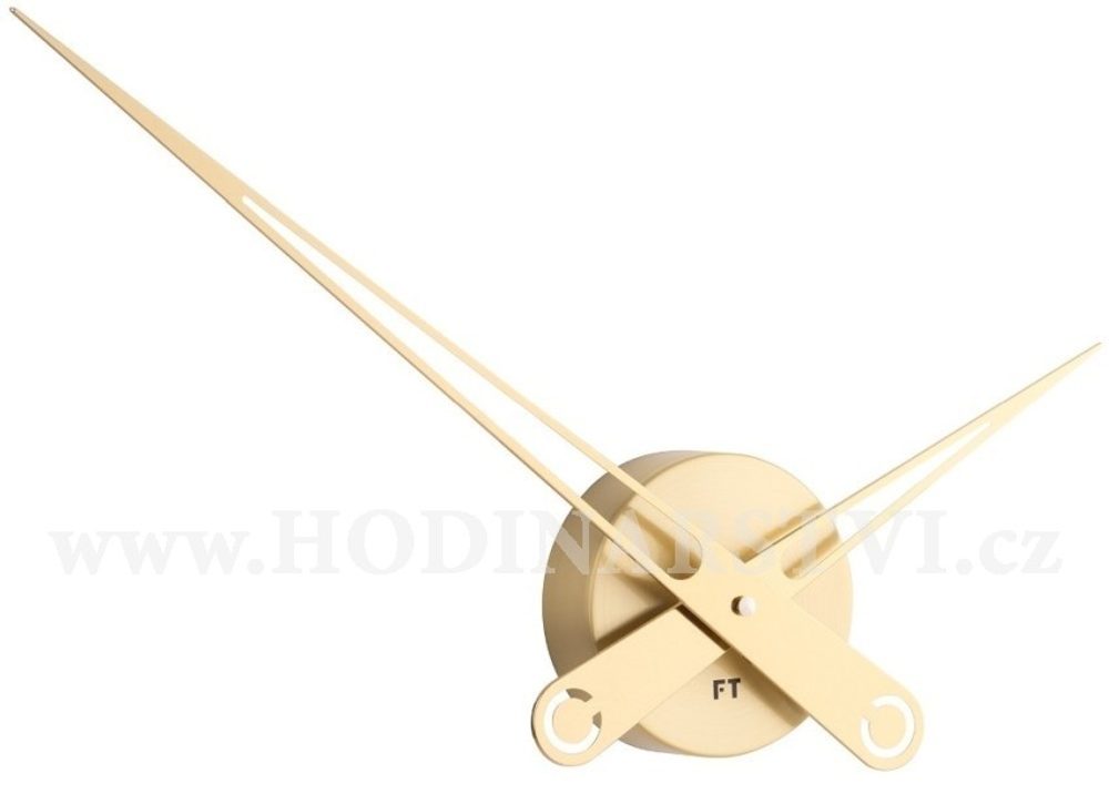 Designové nástěnné hodiny Future Time FT9650GD Hands gold 60cm