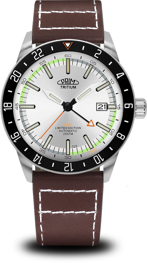 Hodinky PRIM Sport Tritium 25 - World Timer W91P.13238.A