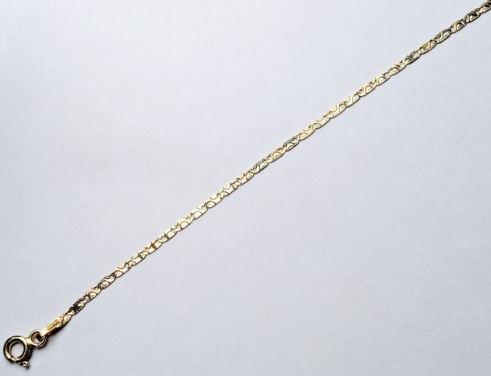 Zlatý 585/1000 náramek vícebarevný žiletky 1080