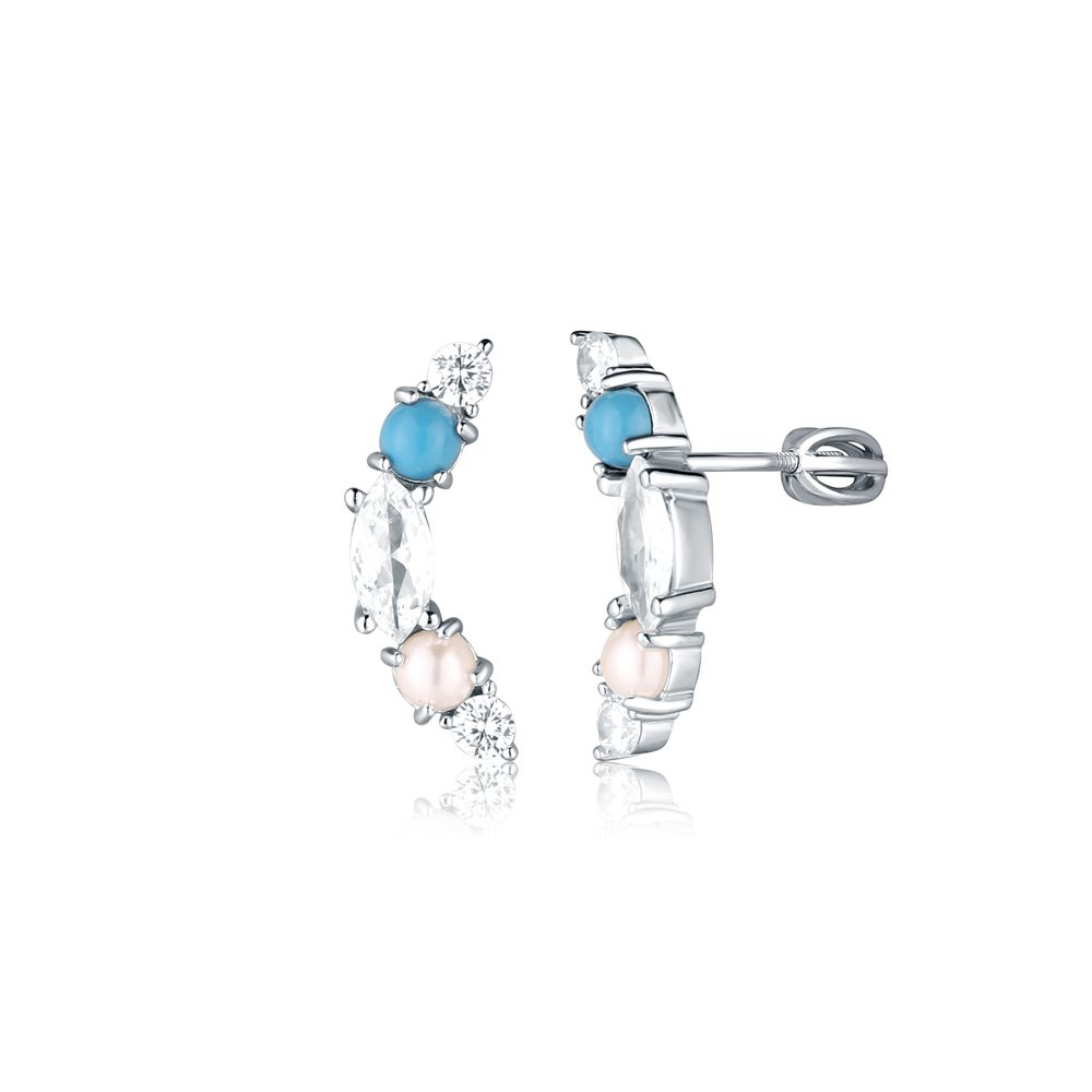 Náušnice JVD SVLE0874SH2PT00 stříbrné