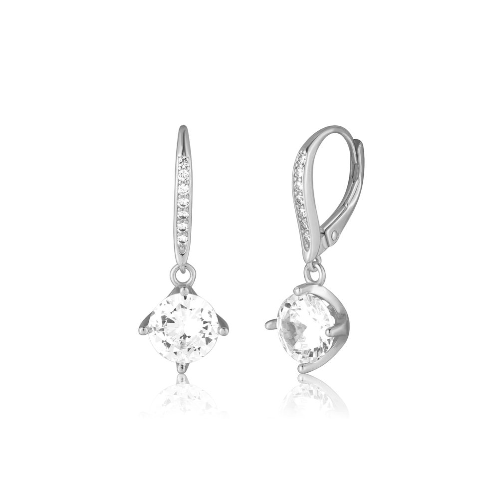 Náušnice JVD SVLE3182XH2BI00 stříbrné