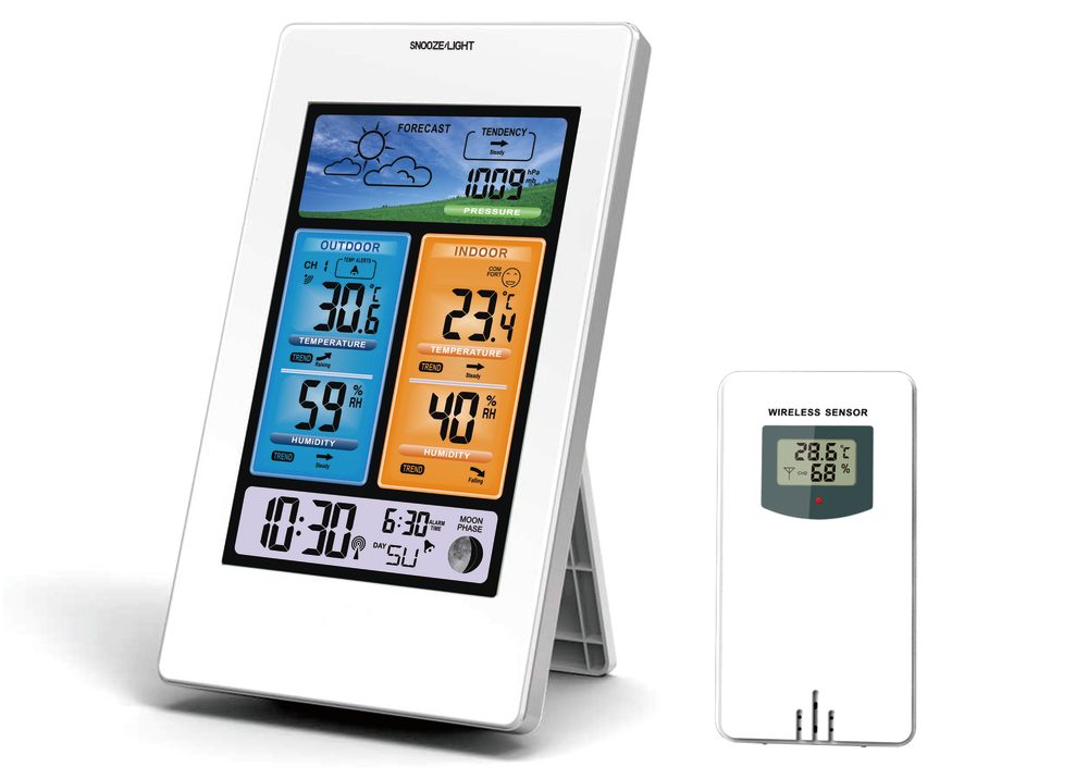 Rádiem řízená meteorologická stanice JVD RB3374